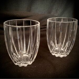 Marquis by Waterford “Omega” Crystal Double Old Fashioned Glasses – Set of 2